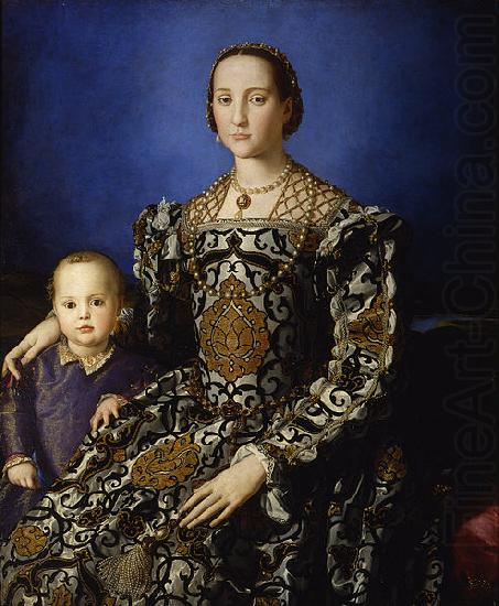 Agnolo Bronzino Eleonora di Toledo col figlio Giovanni china oil painting image